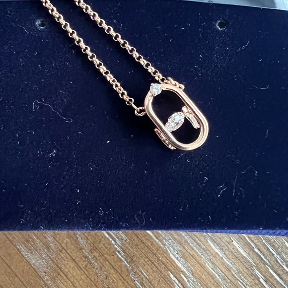 Swarovski Sparkling Dance necklace Rose/gold - Picture 5 of 12